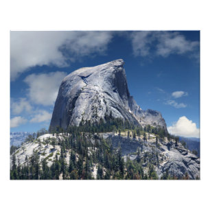 Halva halvdom från norr - Yosemite Fototryck