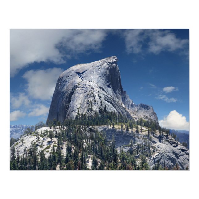 Halva halvdom från norr - Yosemite Fototryck (Framsidan)