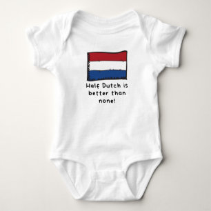 Halva holländska är bättre än Ingen funny Nede T Shirt