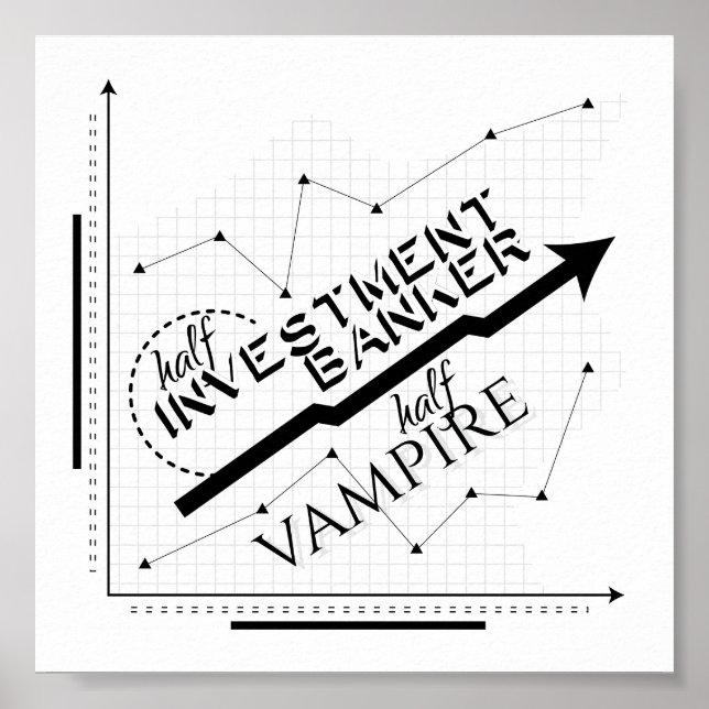 Halva investeringsbanken, halv vampyr poster (Framsidan)