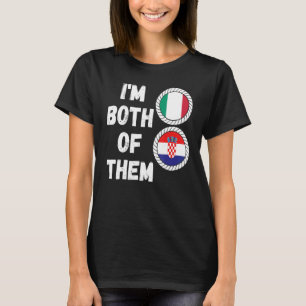 Halva italienska halva kroatiska kulturarvet i Kro T Shirt