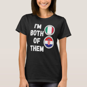 Halva italienska halva kroatiska kulturarvet i Kro T Shirt