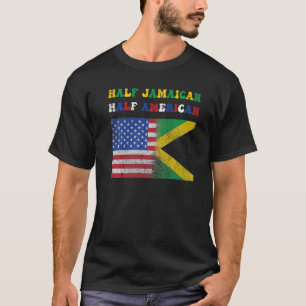 Halva Jamaican Halamerikanska halvJamaican T Shirt