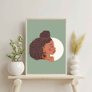 Halva kvinnan måne poster