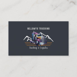 Halva Lastbil-lastning och logistik Visitkort