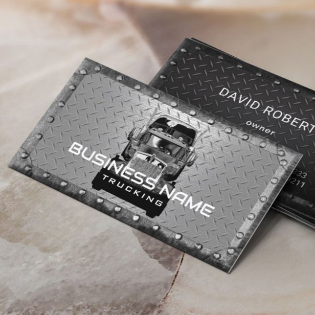 Halva Lastbil Professionell Metall Ram-lastning Visitkort (Skapare uppladdad)