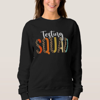 Halva leopardtestning av kvadratmotiv Motivational T Shirt