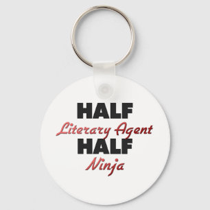 Halva Literary Agent Halva Ninja Nyckelring