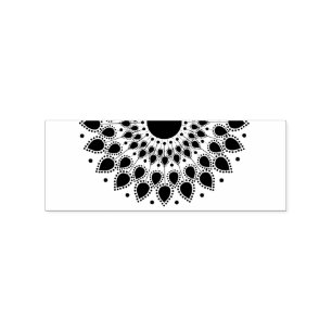 Halva Mandala Lotus Flower Stämpel