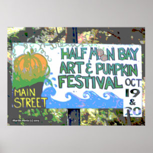 Halva Måne Bay Art & Pumpkin Festival II Poster