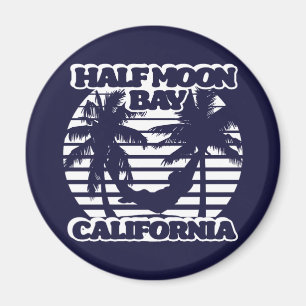 Halva Måne Bay Kalifornien Magnet