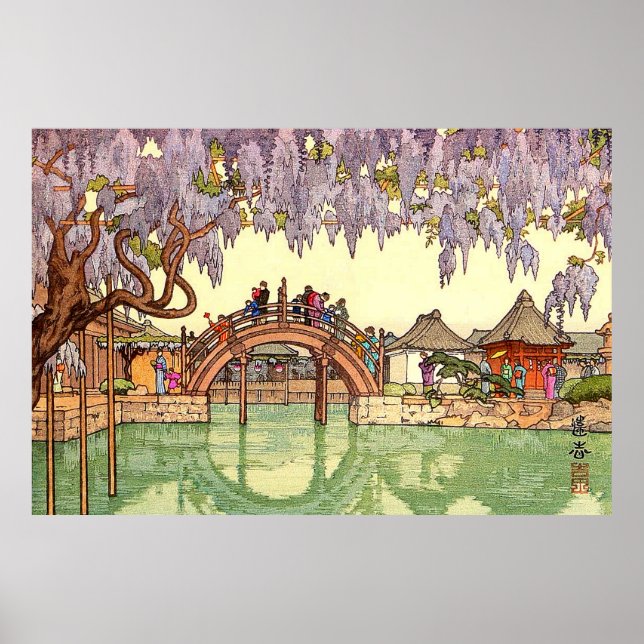 Halva Måne Bridge Yoshida Toshi 1941 Poster (Framsidan)