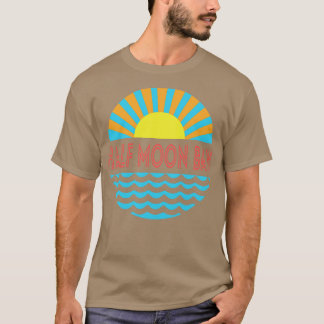 Halva Måne-bukten Sol och Vågar T Shirt