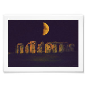 Halva Måne Henge Fototryck