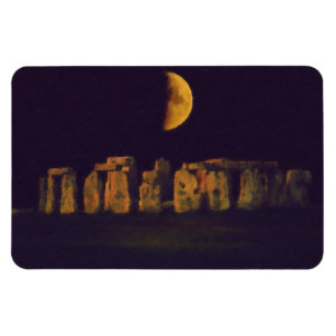 Halva Måne Henge Magnet