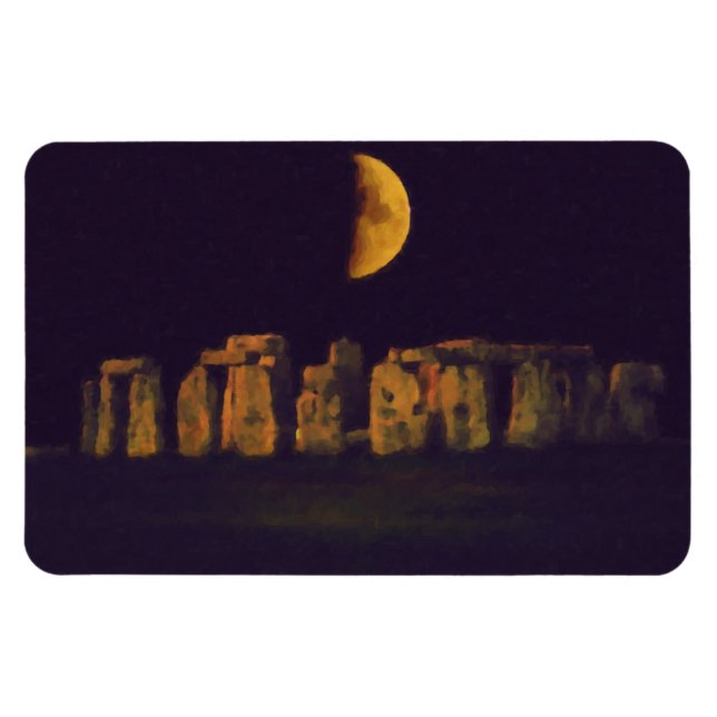 Halva Måne Henge Magnet (Horisontell)