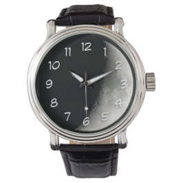 Halva Måne i natt | Stäng foto Armbandsur