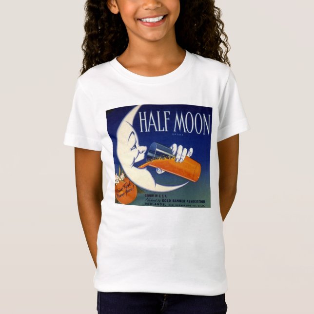 Halva Måne-märket Orange Låda T-shirt (Framsida)