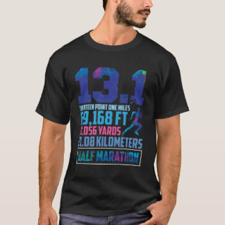Halva Marathon 13,1 Miles Running Springer T Shirt
