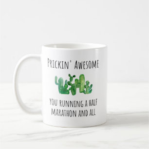 Halva Marathon Springer som kör första Gift Idea Kaffemugg