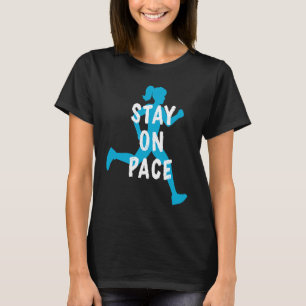 Halva maraton Pace Training Runing Motivation säge T Shirt