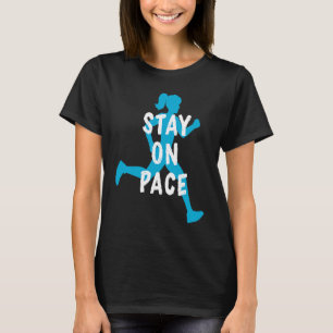 Halva maraton Pace Training Runing Motivation säge T Shirt