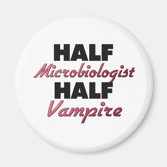 Halva mikrobiologen halv vampyr magnet (Framsidan)