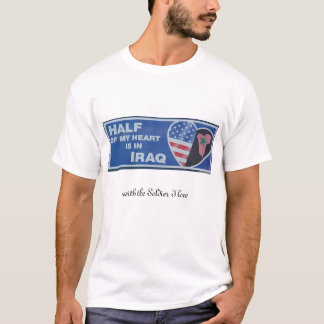 Halva min hjärta - soldat tee shirt
