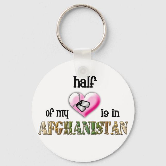 halva mitt hjärta...afghanistan 2 nyckelring (Framsida)