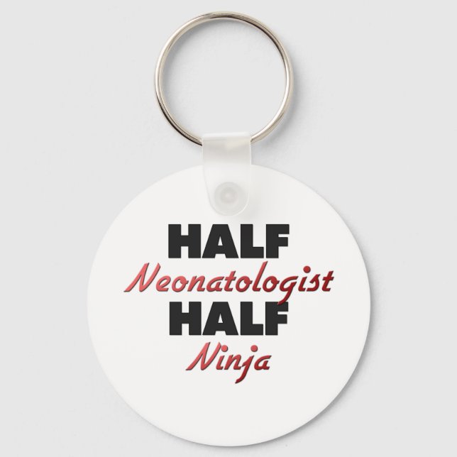 Halva neonatologen halveringist Ninja Nyckelring (Framsida)