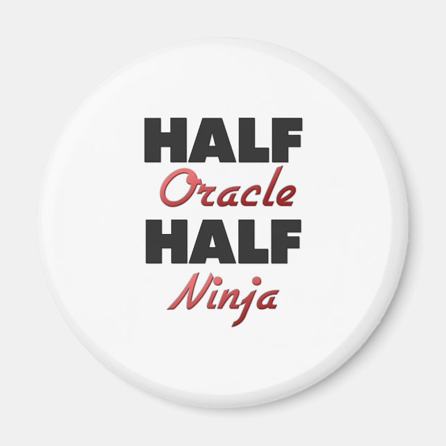Halva Oracle Halninja Magnet (Framsidan)