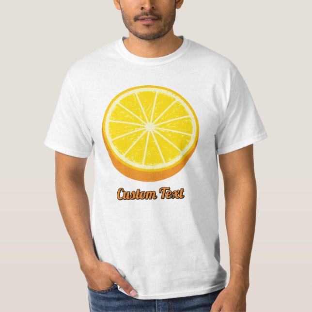 Halva Orange T Shirt (Framsida)