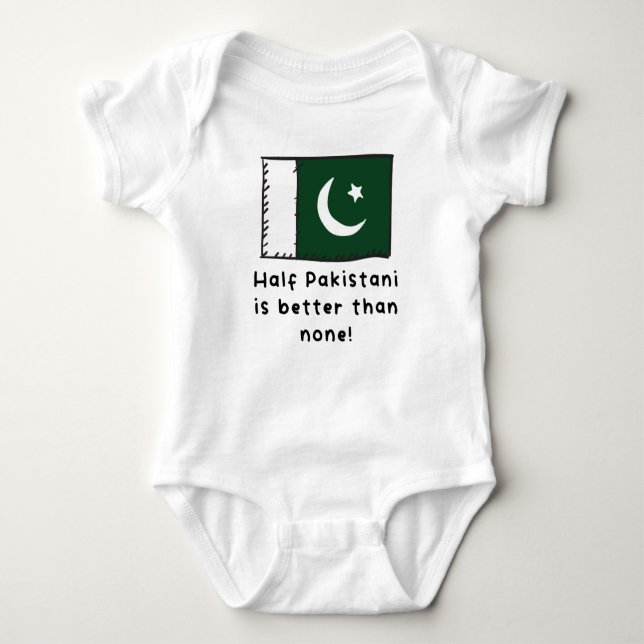 Halva pakistanierna är bättre än inget underbart P T Shirt (Framsida)