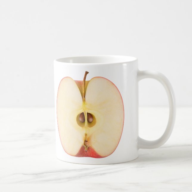 Halva rödäpple kaffemugg (Höger)