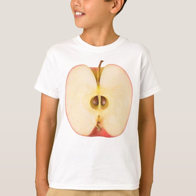 Halva rödäpple t-shirt (Framsida)
