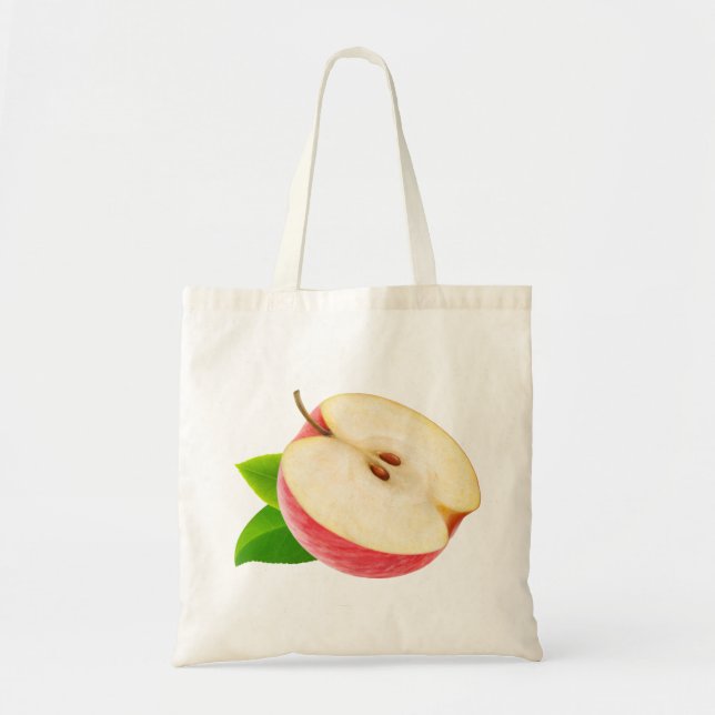 Halva rödäpple tygkasse (Framsidan)