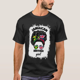 Halva Storbritannien och jamaicanska brittiska UK  T Shirt