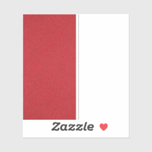 Halva Struktur Tomato Red Vinyl Decal - Anpassade Klistermärken