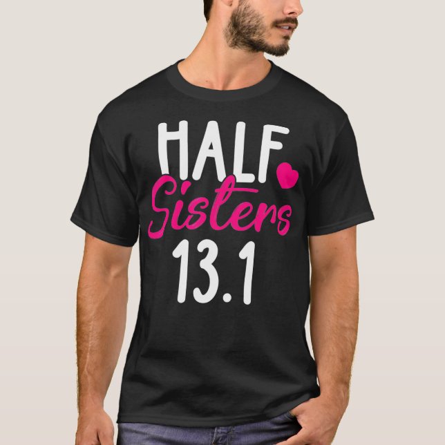 Halva systrar 131 Marathon's Jul Gif T Shirt (Framsida)