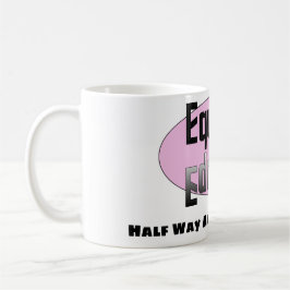 Halva vägen kommer inte att skära kaffemugg