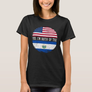 Halvamerikansk salvadoran USA flagga El Salvador T Shirt