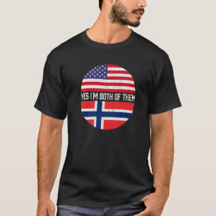 Halvamerikansk sydlig sydlig USA flagga-familjeres T Shirt