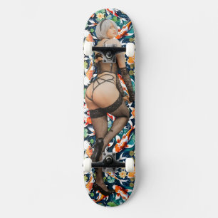 HalvAngel66-koi-kort Mini Skateboard Bräda 18,5 Cm