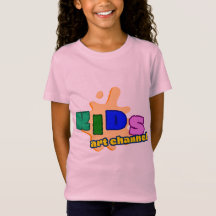 Halvärmad T-shirt med barn design