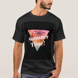 Halvärmad t-shirt med sommar design