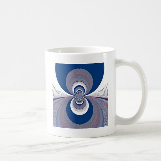 Halvblå Kaffemugg (Höger)