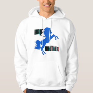 Halvbroderhäftning Hoodie