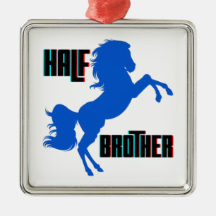 Halvbroderhäftning Julgransprydnad Metall