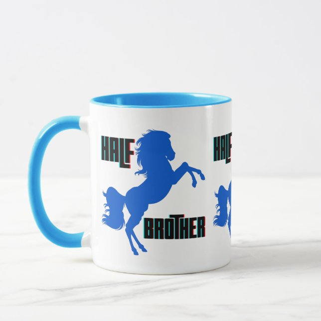 Halvbroderhäftning Mugg (Vänster)