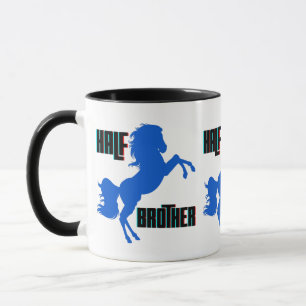 Halvbroderhäftning Mugg